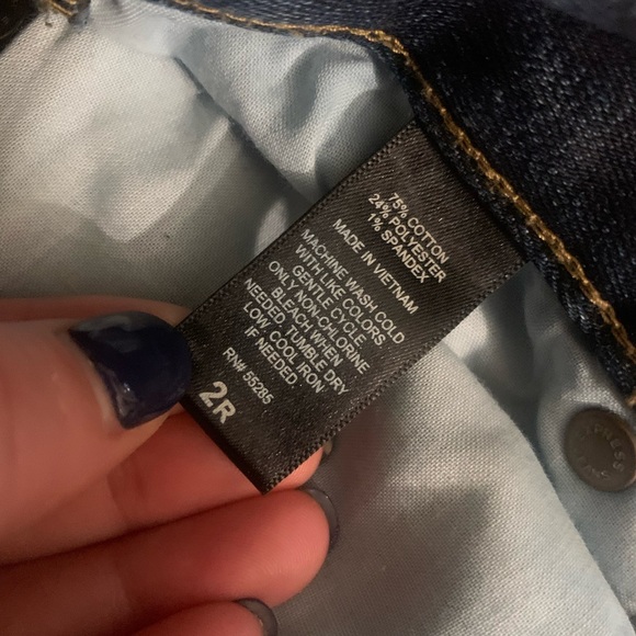 SOLD express Dark Wash Skinny Jeans - Picture 5 of 7